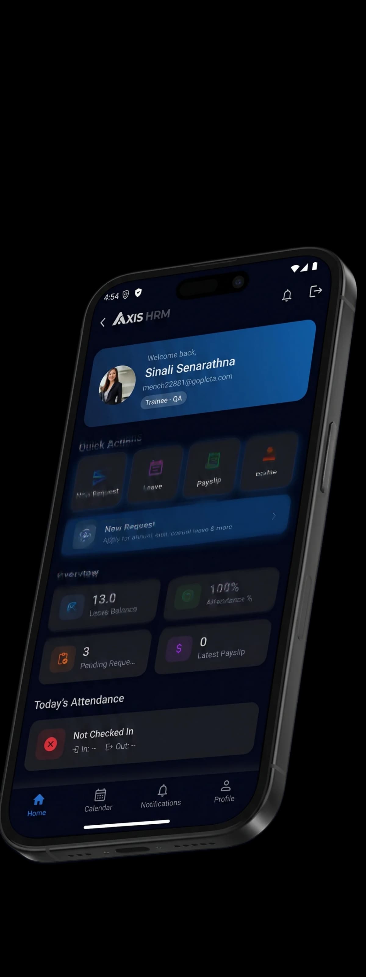 Mobile App View 2 Dark