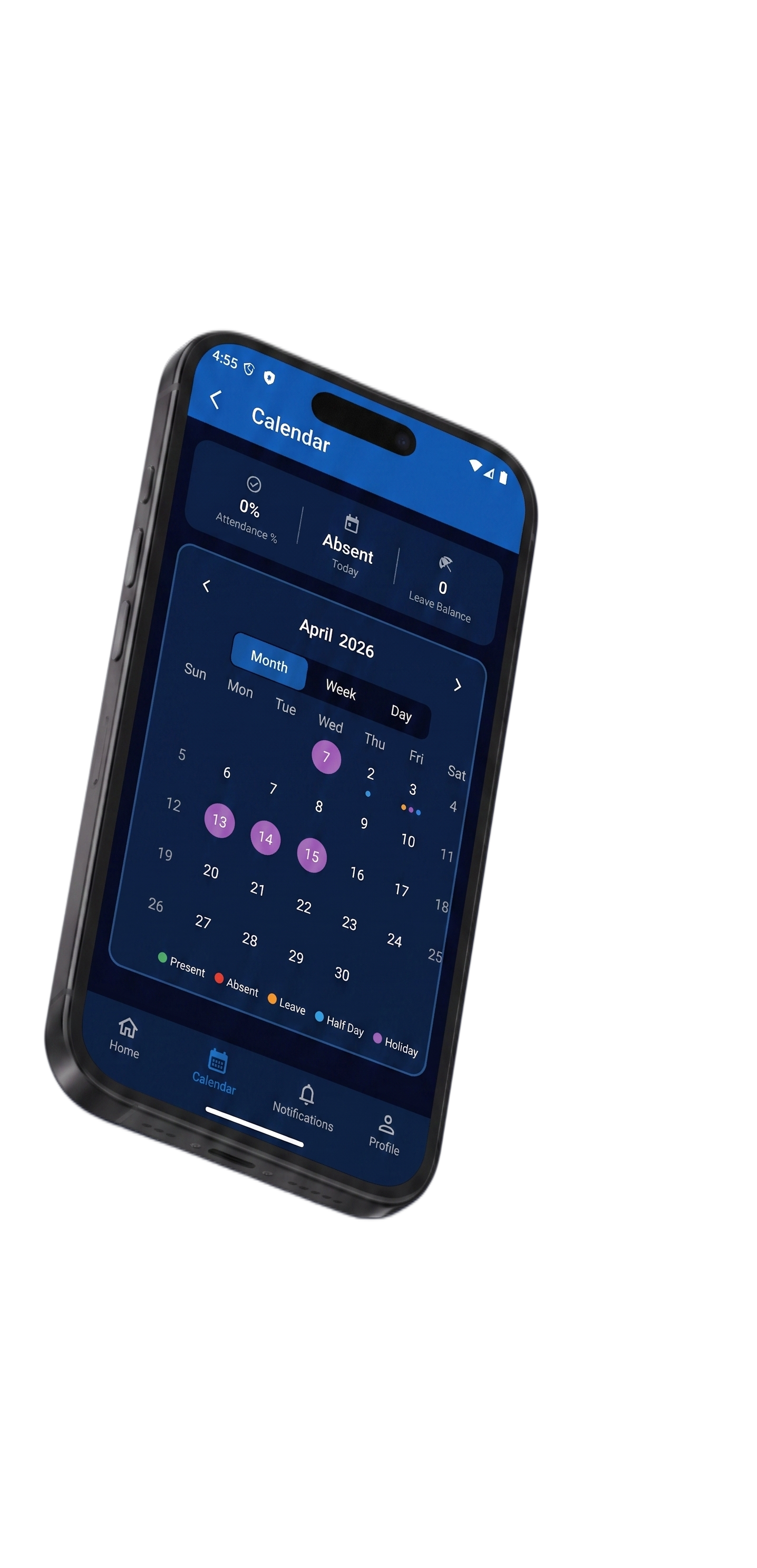 Mobile App View 3 Dark